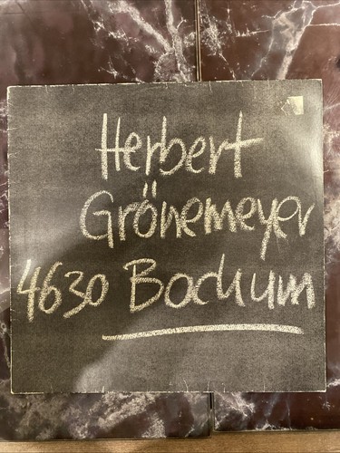 Herbert grönemeyer - -,