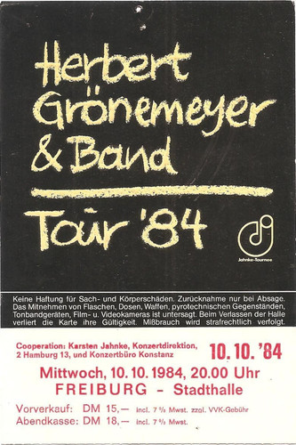 Herbert grönemeyer bochum - herbert,