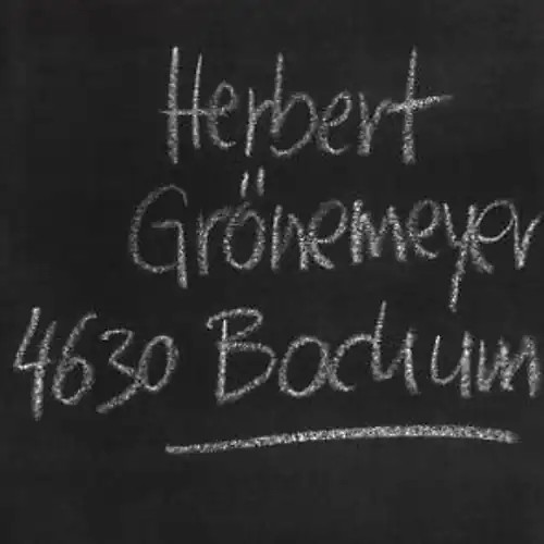 Herbert grönemeyer bochum - herbert,