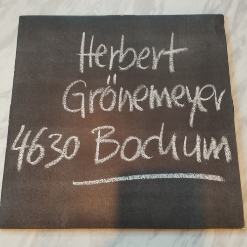 Herbert grönemeyer bochum - herbert,